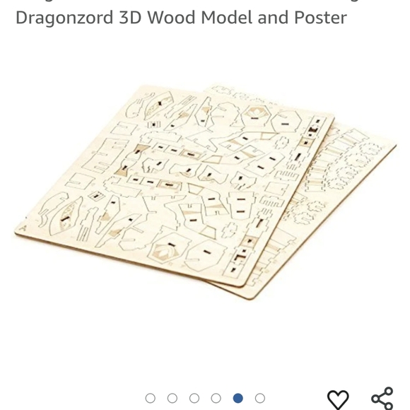 IncrediBuilds: Power Rangers: Dragonzord 3D Wood Model and Poster - Picture 7 of 12